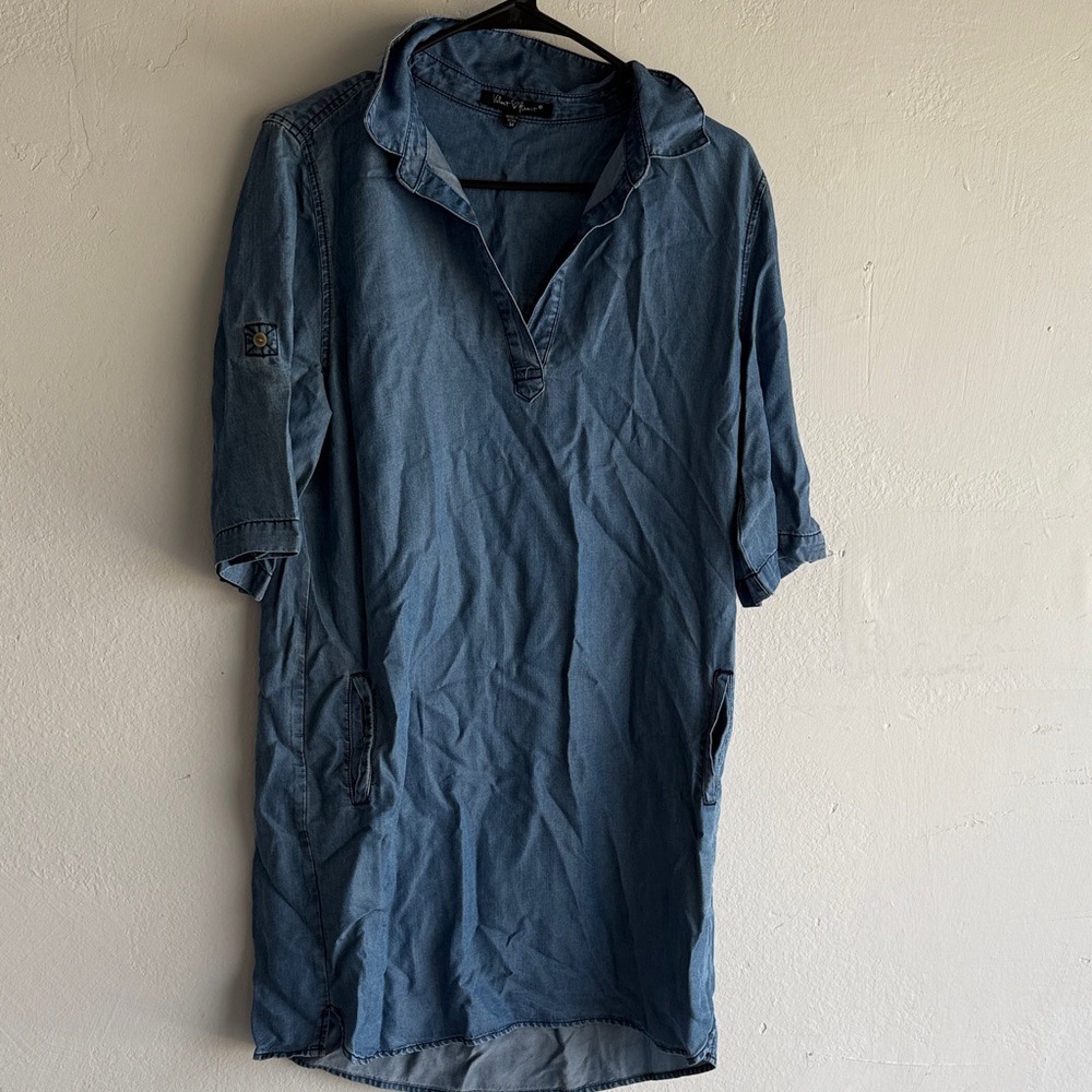 Velvet Heart Blue Denim Mini Dress